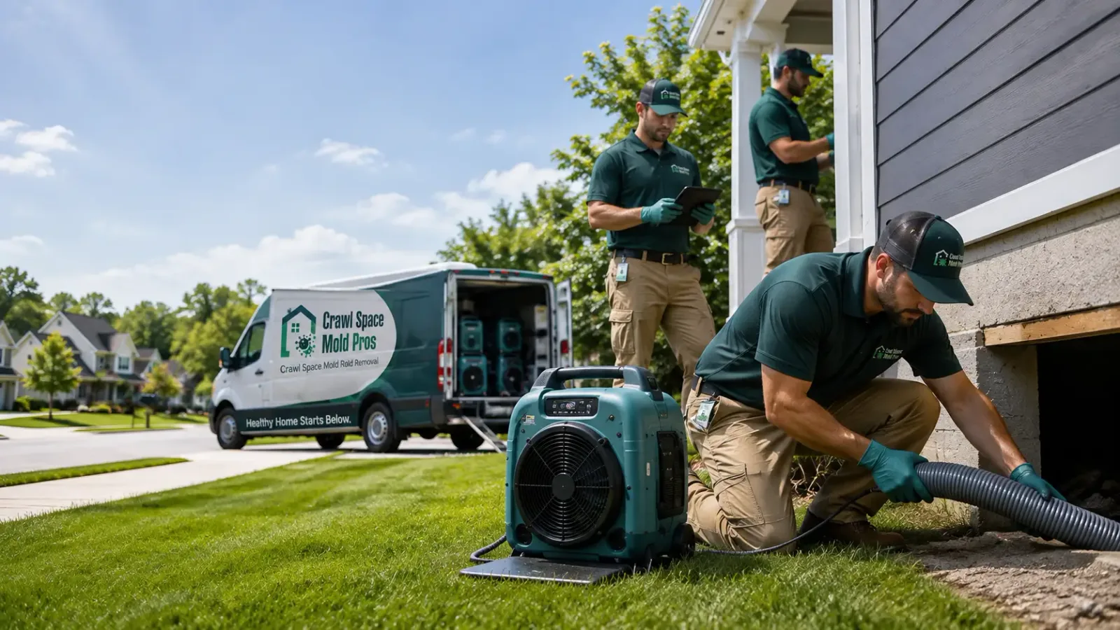 Crawl Space Mold Removal in Springville, IN